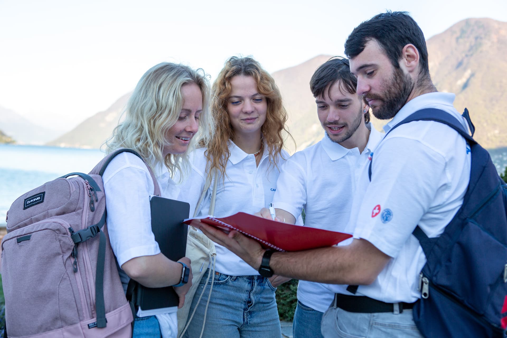 Gruppo di studenti Ludes a Lugano